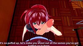 rias gremory begs for sex in hs dxd ntr madness