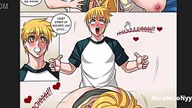 The beautiful otaku with big tits gets a big cock in her tasty pussy.