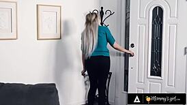 I can’t believe Angel Youngs and Nina Elle teamed up to fuck their new stepsister.