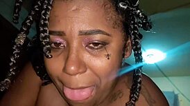 Oh wow, that monster cock makes her squirt during assfucking! 😍💦