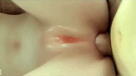 tracer fucks the guy hard with blowjob and handjob