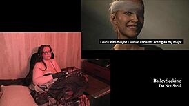 Naked Playthrough of The Quarry Part 8 with Curvy Brunette 😍