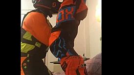 I can't beleive I got a blowjob from that motocross guy, it was so hot!