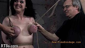 harsh whipping for this enchanting girl, damn it hurts! 😱