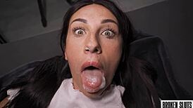 Juicy Alison Takes It Deep in Her Throat for Quick Fun