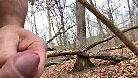 Cold Outdoor Walk Turns Into Raw Cum Explosion