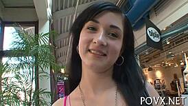 i watch mandy sky's rough pov blowjob with her small tits