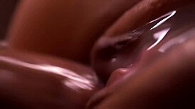 I love how friction details explode in macro lens quickie sex