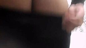 Twink shakes hard ass bareback in bathroom 😈