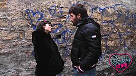 Crystal, the naughty French brunette, gets wild in brothel