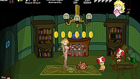 peach princess shares her untold tale in hentai world