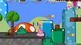 peach princess shares her untold tale in hentai world