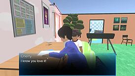 Femdom Enslaves University Cherry With Spitting Humiliation