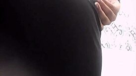 Twink shakes hard ass bareback in bathroom 😈