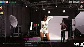 fashionbusiness episode 2 scene 6: visiting a friend in the game