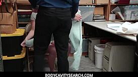 Make me cum and you can go home by evening, burglar?