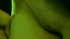 Busty Lesbian Madame Masturbates Watching Bound Slave's Big Tits