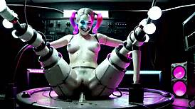 Watch these robot whores party in dystopian sex machine frenzy!