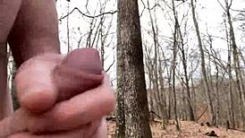 Cold Outdoor Walk Turns Into Raw Cum Explosion