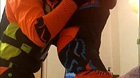 I can't beleive I got a blowjob from that motocross guy, it was so hot!