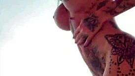 DANCING naked in SAUNA