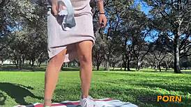 Outdoor drilling with Valeria 😏