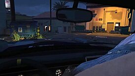 In GTA 5 online, my character picks up a hooker in the car for some wild sex.