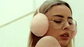 horny tattooed lya missy gets pussy dominated by jordi big cock