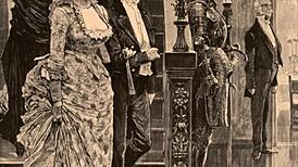 Lukisan hentai vintage tunjuk seks anime kartun panas detail retro