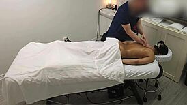 sarah, young indian college student, gets her first unforgettable massage with natural tits