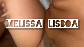 melissa lisboa naughty showing off and taking cum part 1