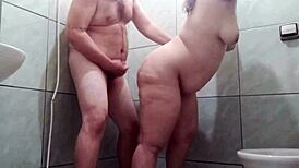 He catches me showering deliciously