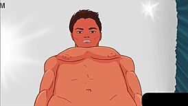 celebrating the new year eve with anime hentai vibes in a casual gathering