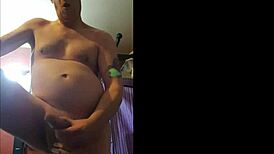 Shy Bisexual Male Shoots Huge Cumshot in Homemade Clip