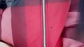 Vietnamese teen intensely masturbates with a cucumber.