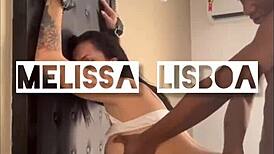 melissa lisboa naughty showing off and taking cum part 1