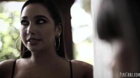 these stepdaughters are in a hot threesome