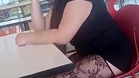 oops, wrong hole in the ass for the milf at the mall, homemade anal sex ending with her ass full of cum