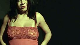 Wow, can you believe this incredible striptease by sexy Thaina Perez? It's unreal!