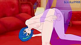 rias and xenovia have intense sex in highschool dxd hentai 😍