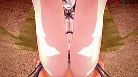 Arlecchino FPOV Promo with Genshin Impact Milf in Sheer Fantasy