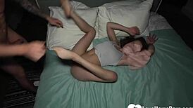 Late Night Fucking My Hot Roommate in the Dorm!