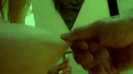 busty fetish slut getting tweaked, it's so intense and wild with her big tits