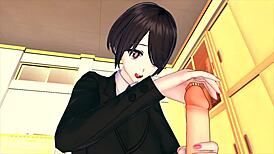 Female Boss Trains Employee In 3D Hentai