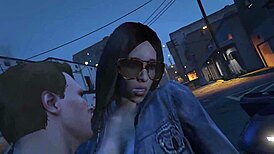 In GTA 5 online, my character picks up a hooker in the car for some wild sex.