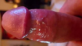 Playing Solo with My Smooth Shaft in Close-Up