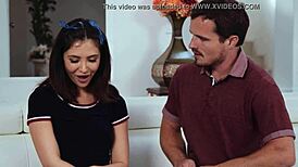 stepsiblings jane wilde and robby echo do inappropriate things, licking and blowing each other