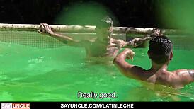 Seduce innocent argentinian friend into bareback gay sex with deepthroat sucking milo kendro