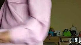 beautiful girl relaxes after class