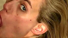 Wow, my first titty fuck with new fake tits, huge facial reward!